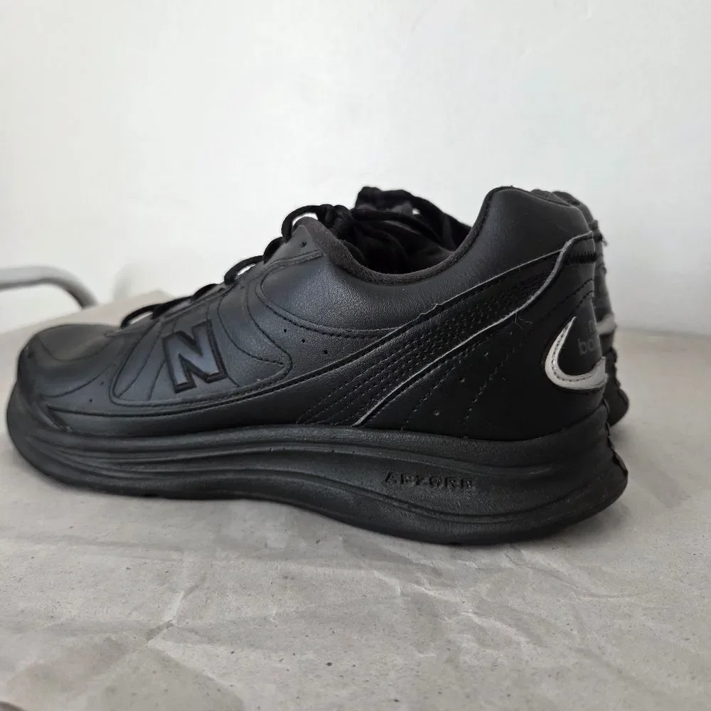 New Balance Abzorb Walking Shoe Men 11 Black 577BK Leather Athletic Workout Gym